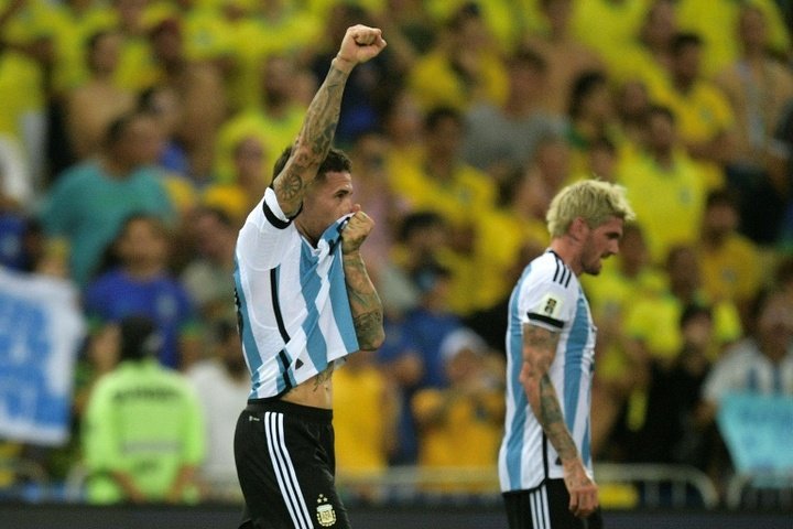 Argentina sink Brazil in World Cup qualifier; Uruguay march on