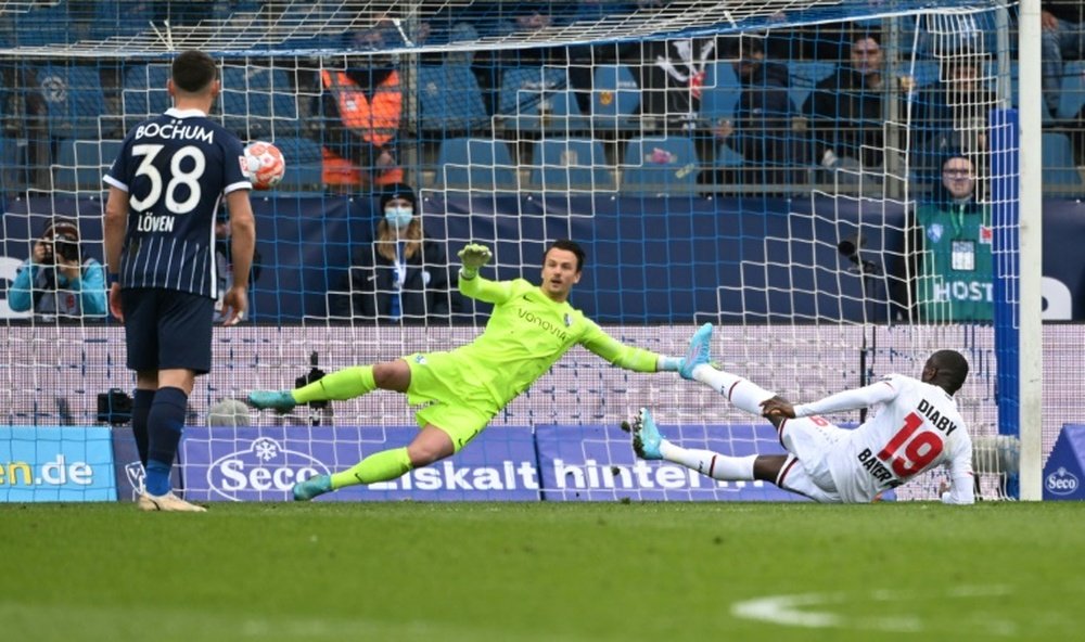 Leverkusen's blank against Bochum. AFP