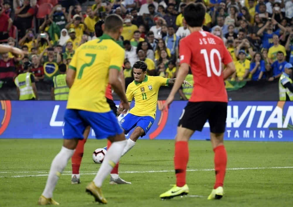 Brazil won 3-0. AFP