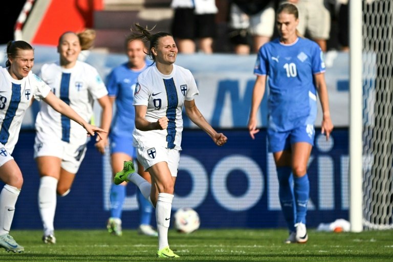 Katariina Kosola scored the only goal of the game. AFP