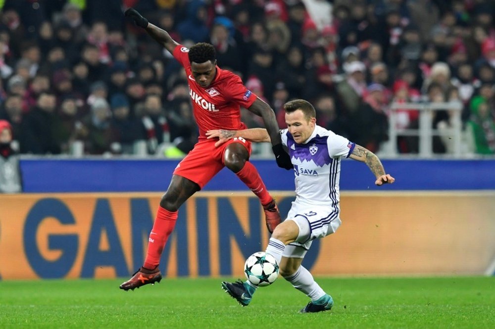 Maribor struck late to deny Spartak. AFP