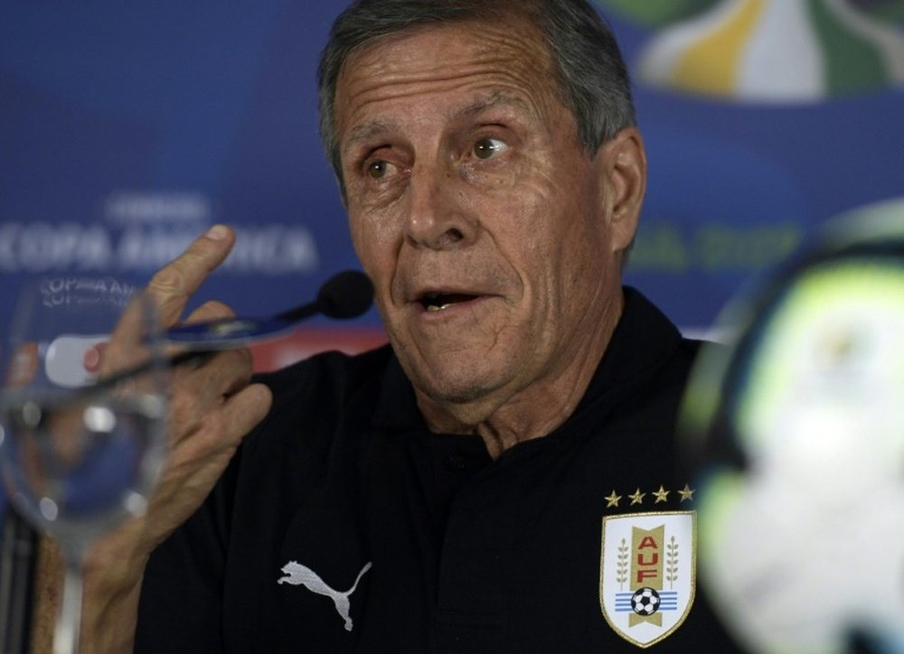 Tabarez is one of the most respected figures in South American football. AFP