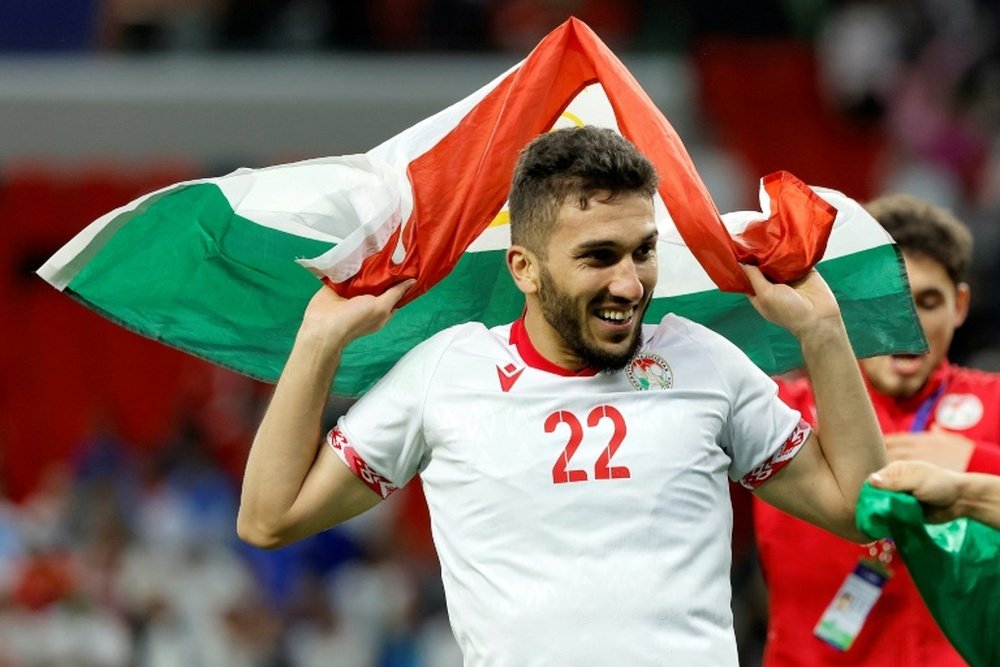 Tajikistan have reached the Asian Cup last 8 in their tournament debut. AFP