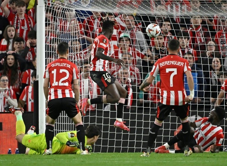Nico Williams fires Bilbao into Europa League quarters, Eintracht hammer Ajax