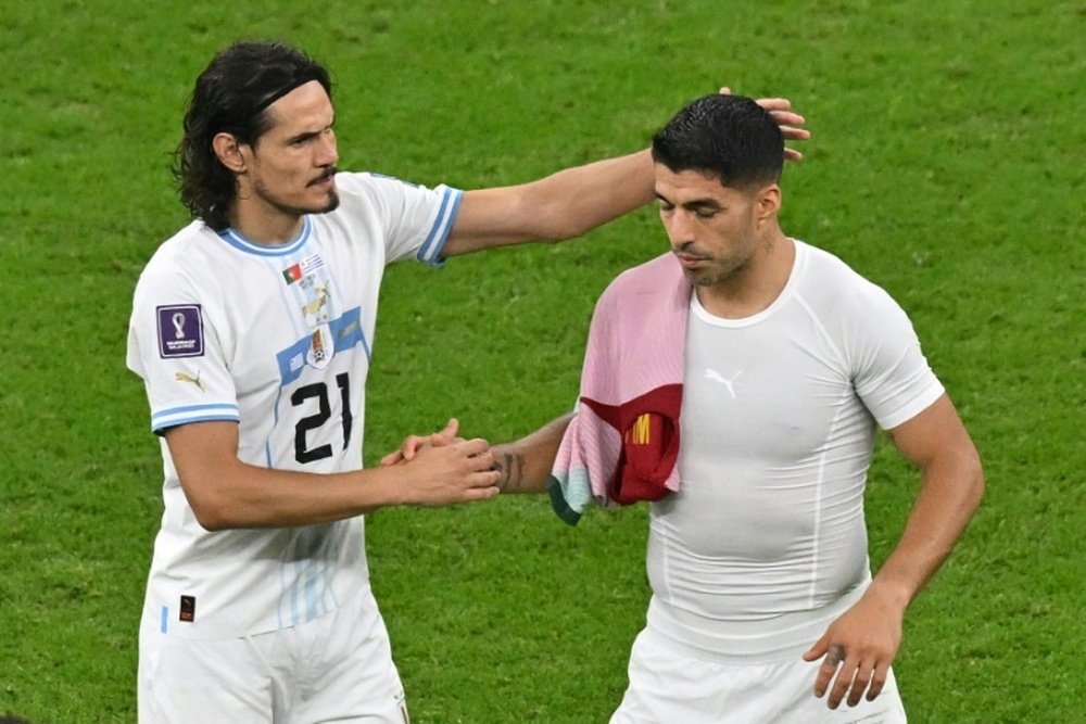 Suarez and Cavani are two of the greatest forwards of their generation. AFP