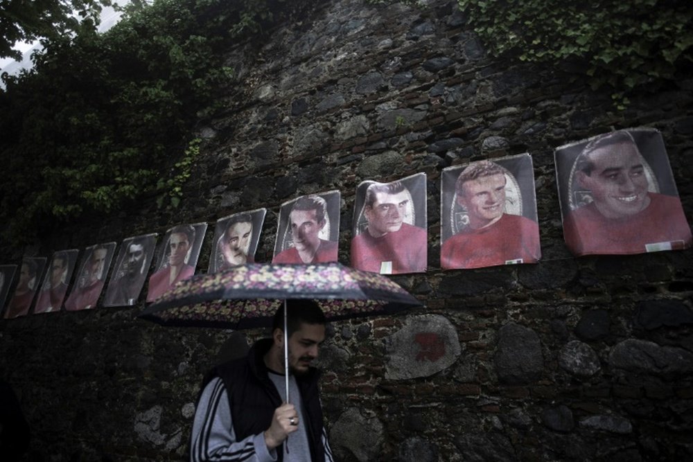 The Superga air disaster wiped out one of Italy's greatest ever football teams. AFP