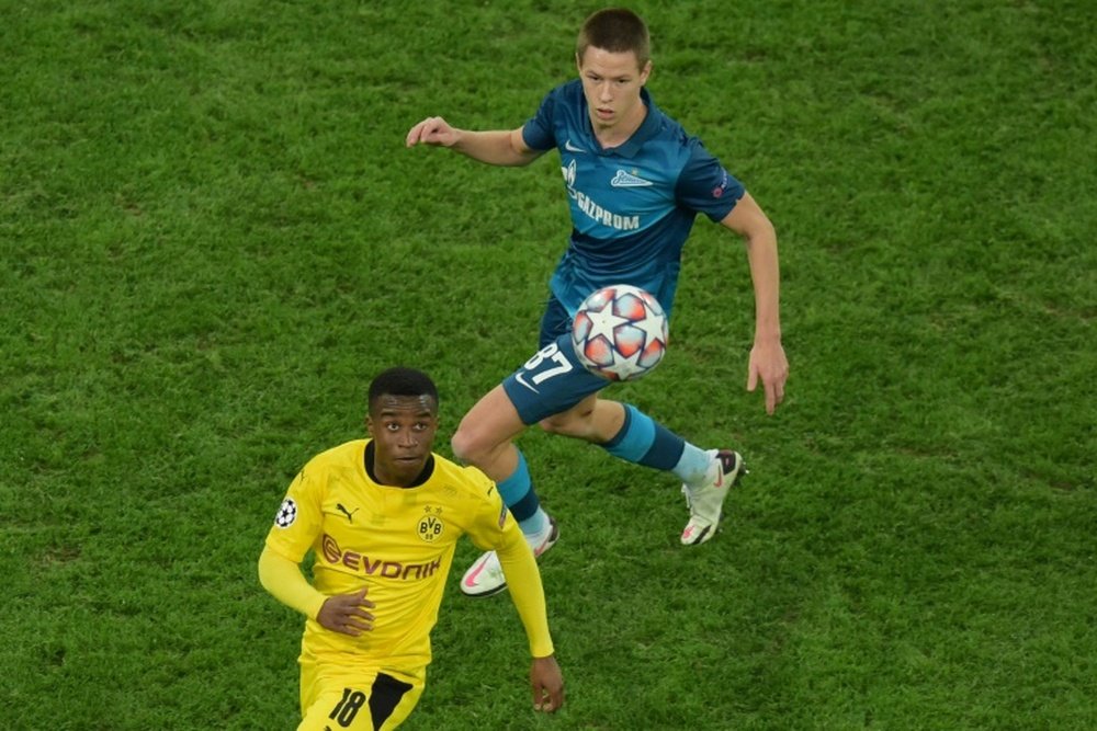 Youssoufa Moukoko has made his Bundesliga and Champions League debut over the past three weeks. AFP