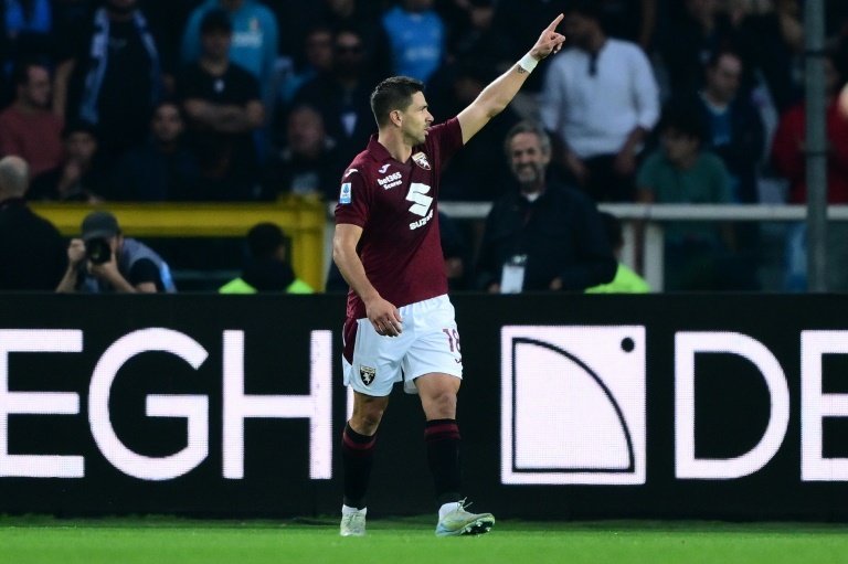 Napoli were sunk 1-0 at Torino by old boy Giovanni Simeone on Saturday as they struggled without the injured Rasmus Hojlund and Scott McTominay, who may also both miss out on a Champions League clash at PSV Eindhoven.