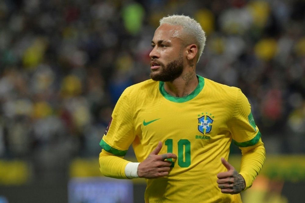 Neymar has scored 70 international goals for Brazil. AFP