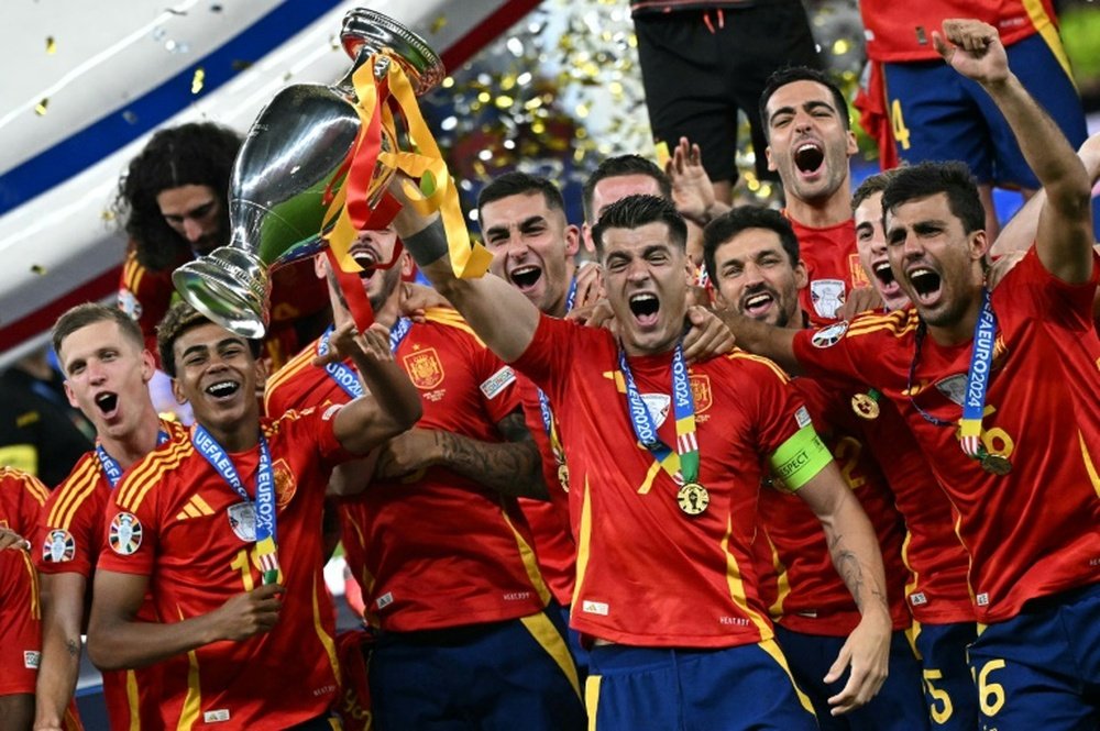 Spain will take on Denmark in Murcia on October 12. AFP