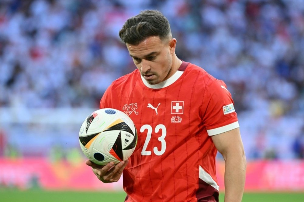 Shaqiri's last appearance for Switzerland came as a substitute against England. AFP