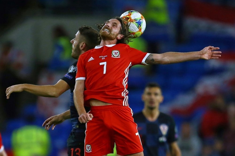 Joe Allen out of Wales v Czech Republic World Cup qualifier. AFP