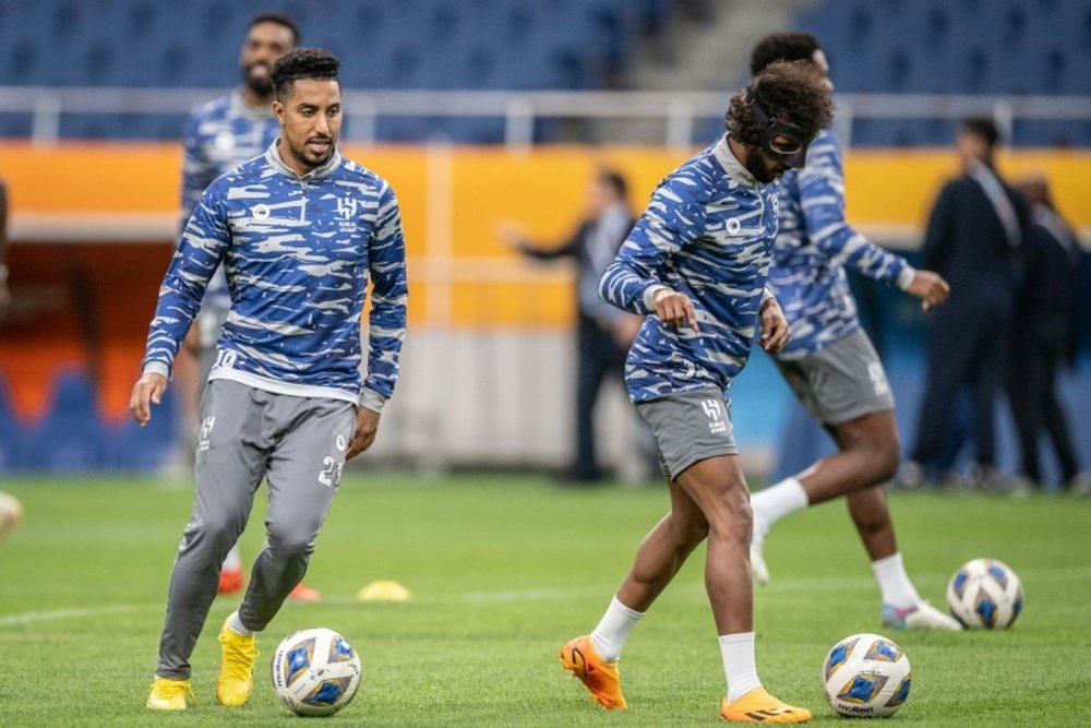 Al Hilal gearing up for Champions League final. AFP