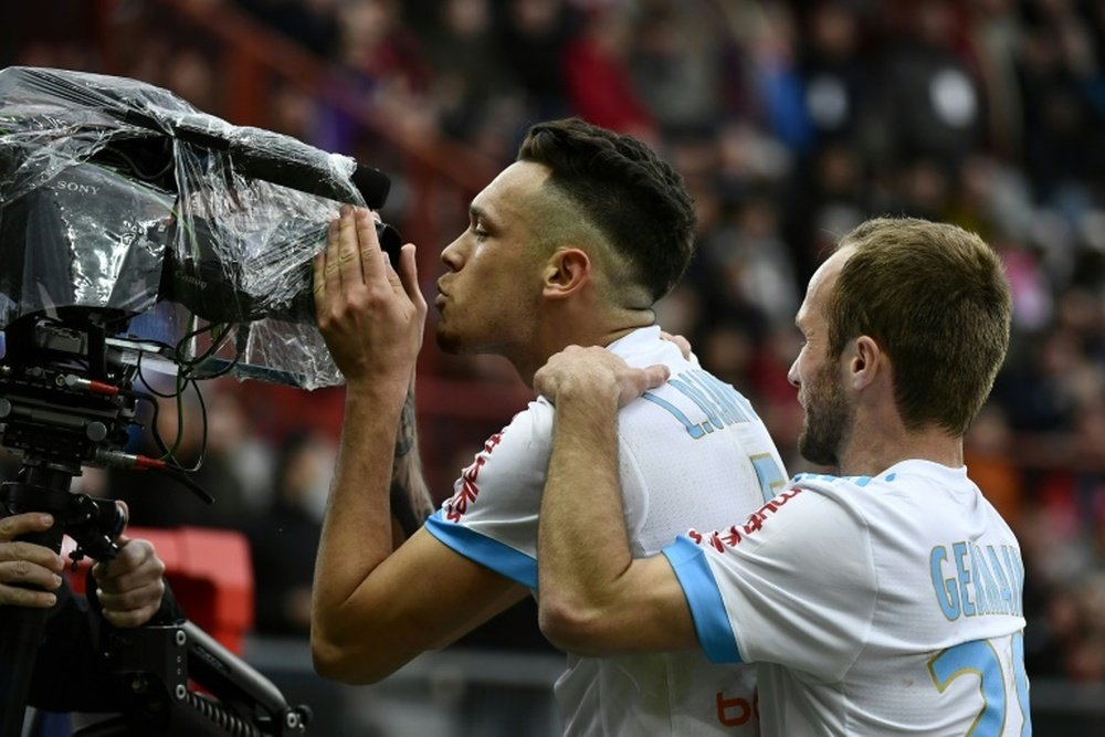 Ocampos regained Marseille's lead. AFP