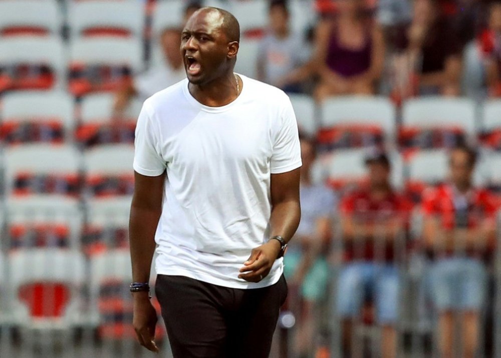 Vieira bemoans bad luck after defeat in first Nice game. AFP