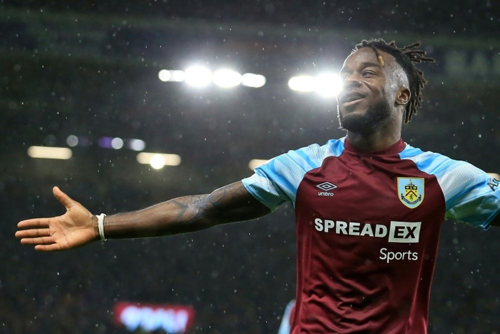 Maxwel Cornet gave Burnley victory over Everton. AFP