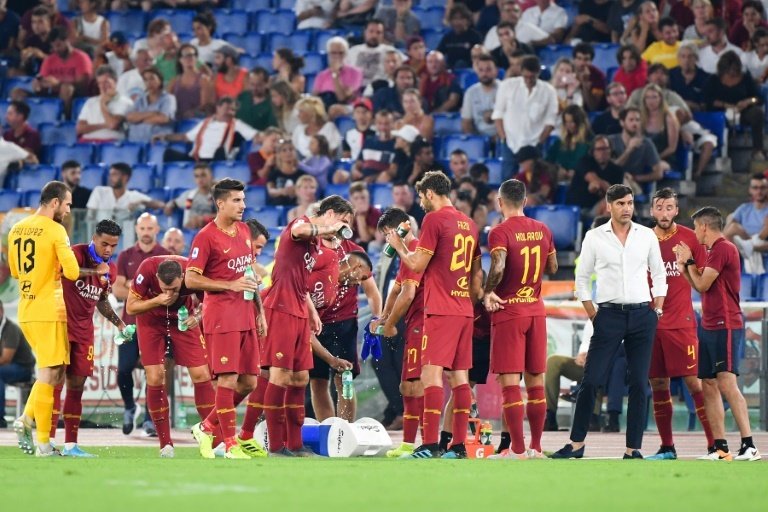 Roma president James Pallotta blasted the refereeing as his side were denied a late winner. AFP