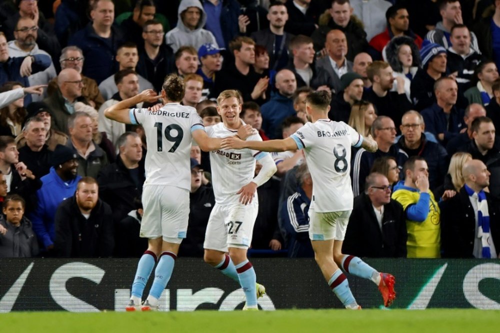 Matej Vydra gave Burnley a crucial point at Chelsea. AFP