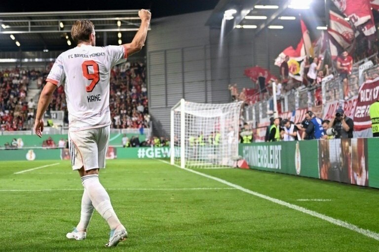 Bayern Munich forward Harry Kane has 93 goals in 101 games since joining the club. AFP