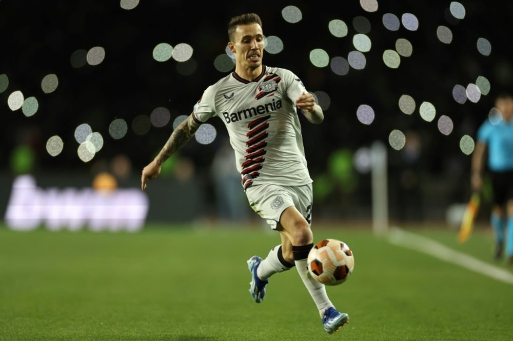 Grimaldo has been called up to the Spain squad. AFP