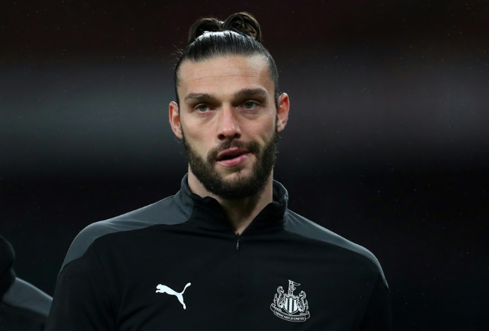 Andy Carroll has joined Reading. AFP