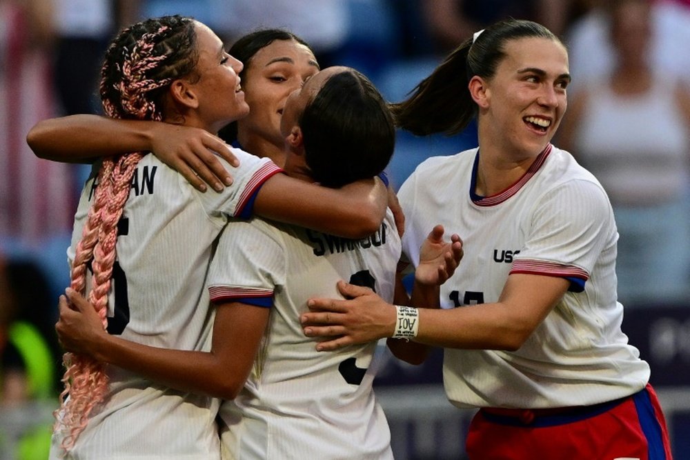 The USA won the last of their four women's football gold medals at London 2012. AFP