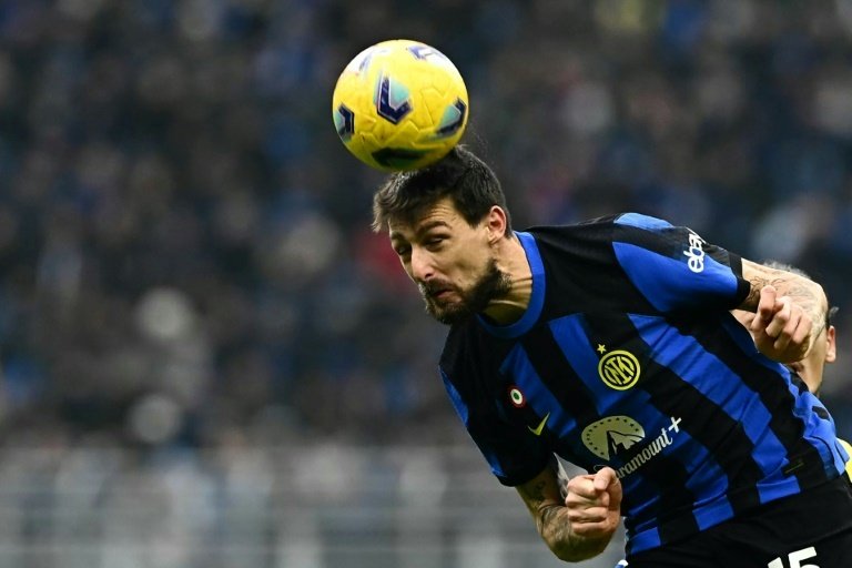 Acerbi is facing an investigation into comments he made to Brazilian forward Juan Jesus. AFP