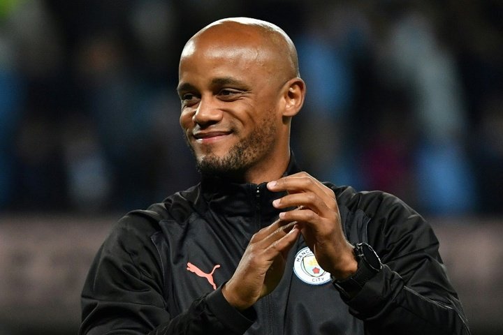 Vincent Kompany has become the new Burnley manager. AFP