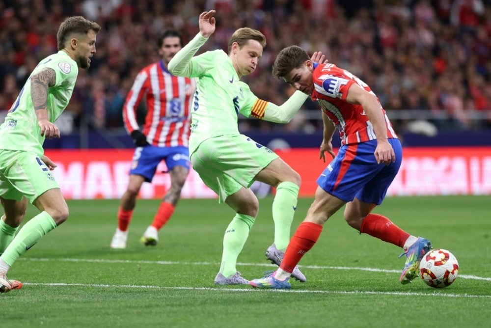 De Jong has reestablished himself at Barcelona. AFP