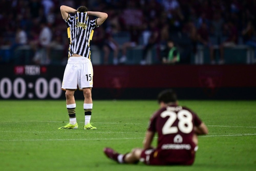 A Turin derby stalemate left third-placed Juve four points ahead of Bologna. AFP