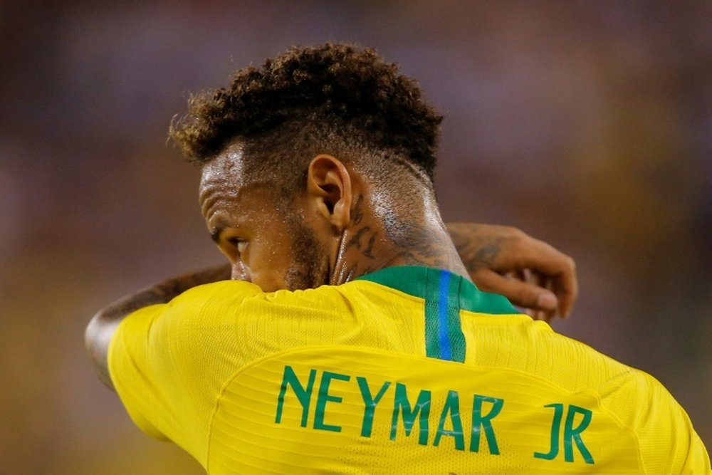 Neymar is to join his Brazil teammates earlier than planned. AFP