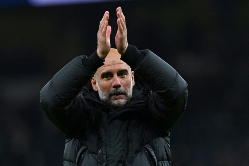 Pep Guardiola said Manchester City is still his dream job. AFP