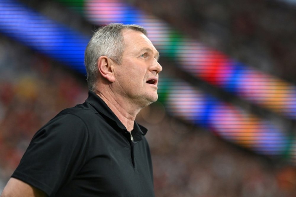 Slovenia's Matjaz Kek hailed a historic Euro 2024 from his side. AFP
