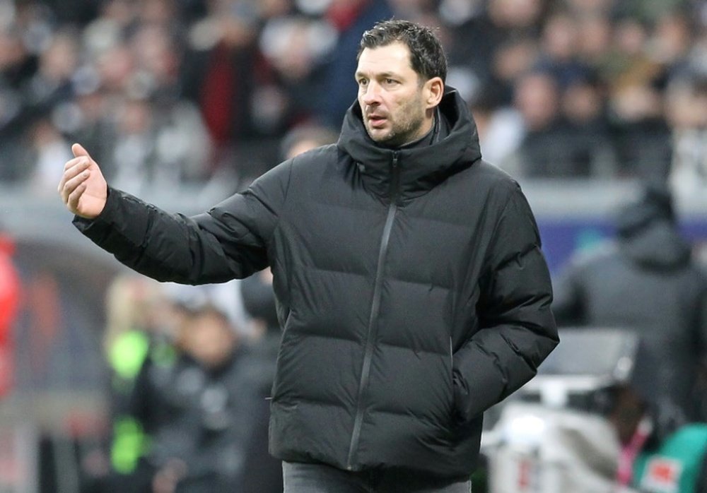 Hertha sit bottom of the Bundesliga table with 22 points. AFP