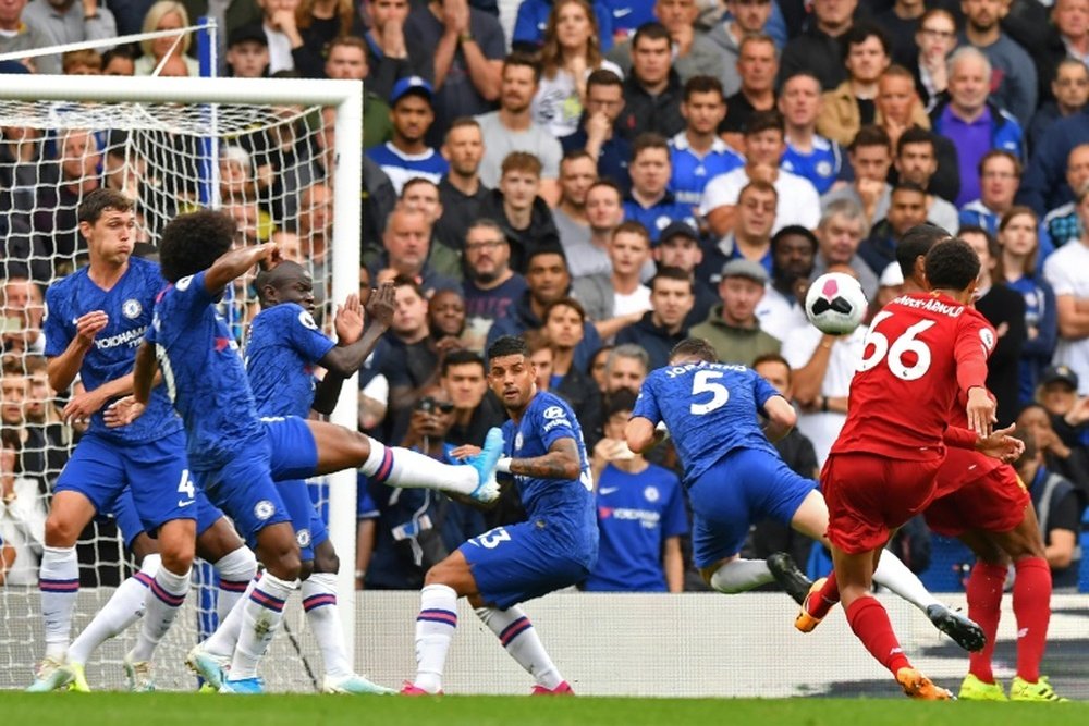 Alexander-Arnold hails 'massive' Liverpool win. AFP