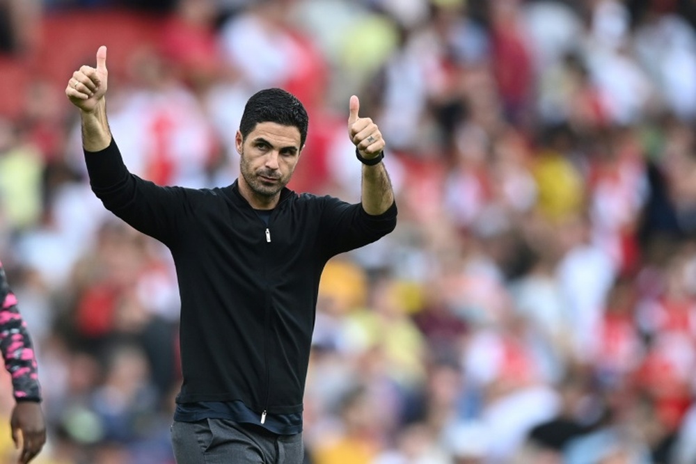 Arteta sees light at the end of the tunnel for Arsenal. AFP