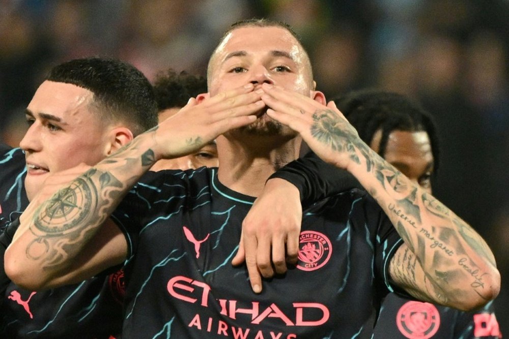 Kalvin Phillips has joined West Ham on loan from Manchester City. AFP