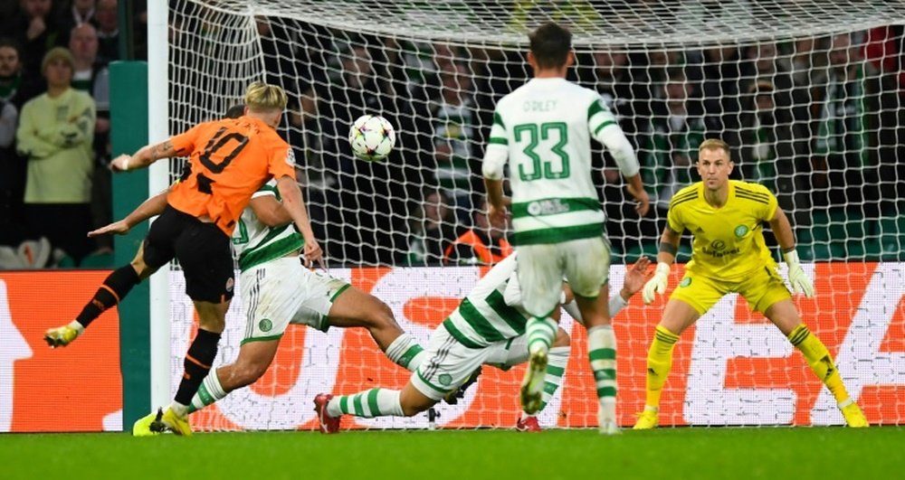 Celtic drew at home to Shaktar. AFP