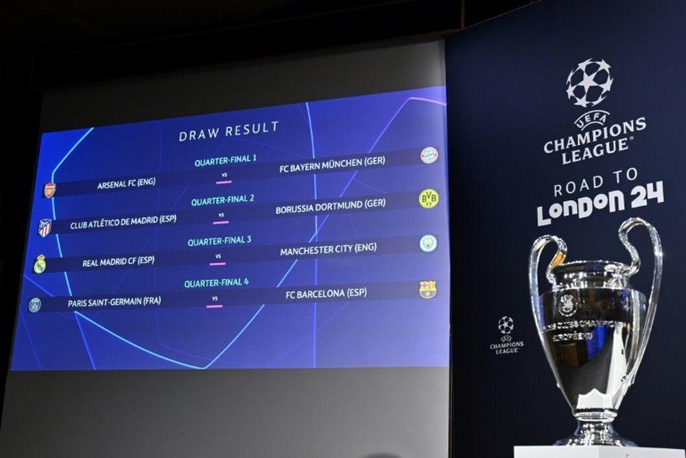 This season's Champions League final will take place at Wembley in London on June 1. AFP