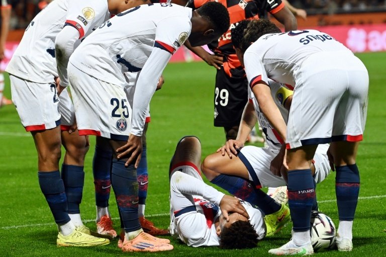 PSG's injured Doue to miss Bayern match, out for several weeks