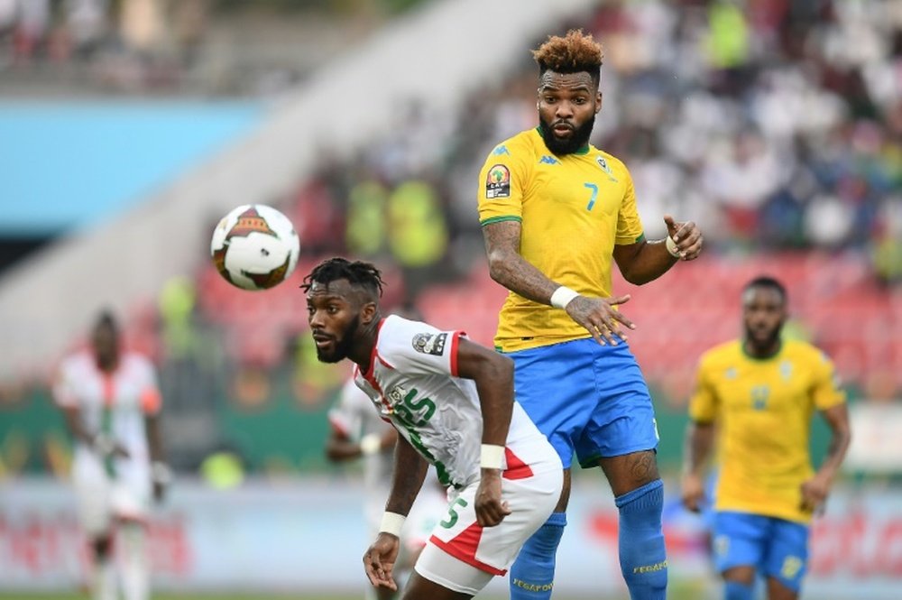 Boupendza was in the Gabon team that lost to Burkina Faso in the last 16 of the 2022 Africa Cup. AFP