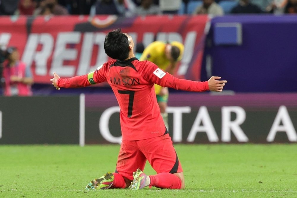 Son Heung-min and South Korea suffered a turbulent Asian Cup. AFP