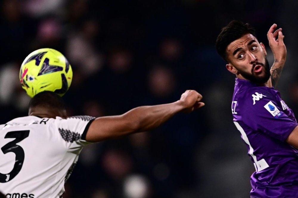 Fiorentina ended Milan's four-match winning streak. AFP
