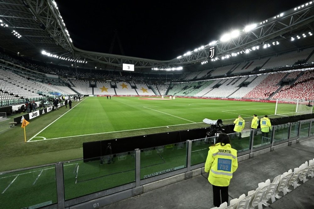 A month into lockdown, Serie A torn over return to action. AFP