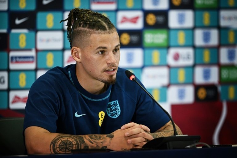Phillips defended his England team-mate Maguire. AFP