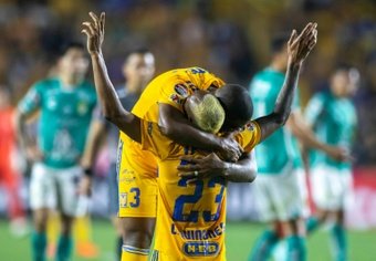 Mexico's Tigres UANL roared back to defeat fellow Liga-MX side Leon 2-1 at home in their CONCACAF Champions League semi-final first leg on Tuesday.