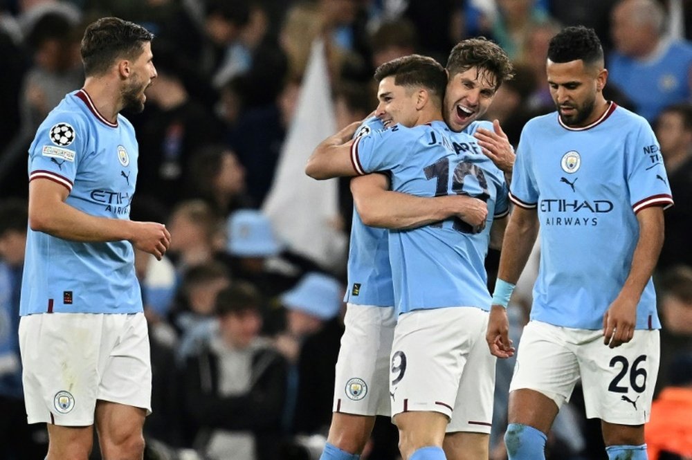 City's 5-1 aggregate victory kept the Premier League leaders on course for a remarkable season. AFP