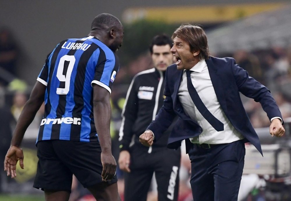 Lukaku helps keep perfect Inter top with derby triumph. AFP