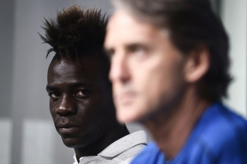 Mancini 'curious to see' what recalled Balotelli can offer. AFP