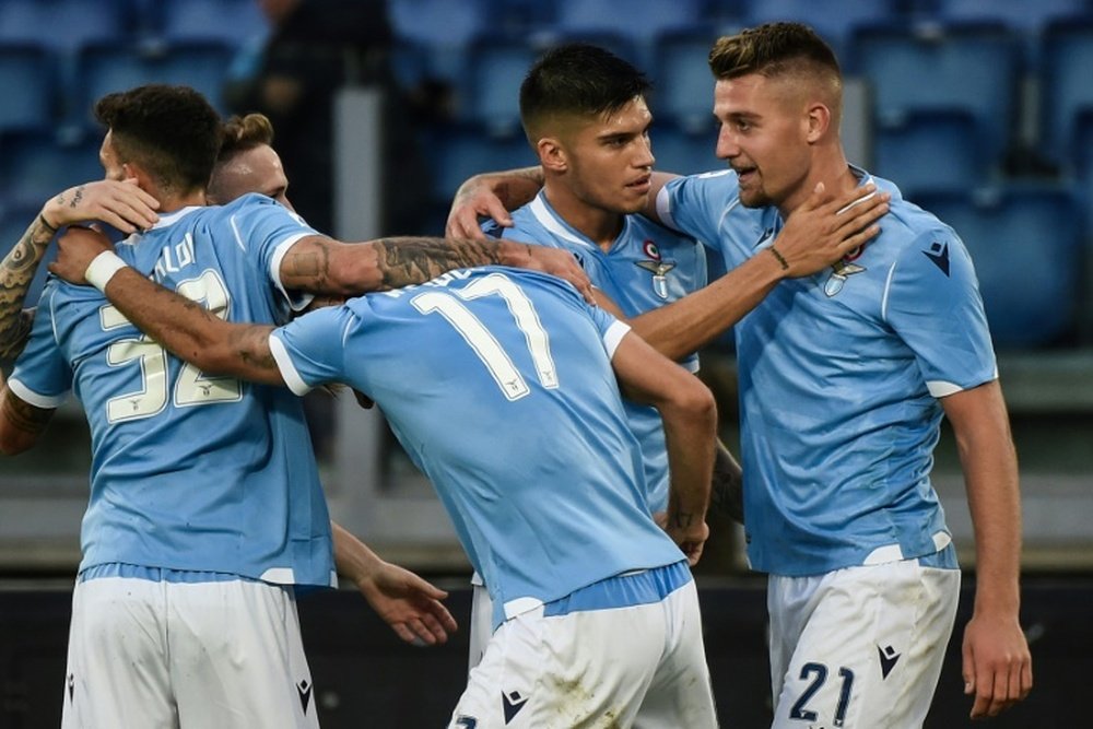 Lazio move third in Serie A as Roma fall in Parma. AFP